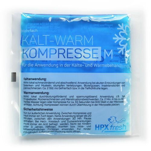 HPXfresh Mehrfach Kalt-Warm Kompresse M – Vielseitige Schmerztherapie